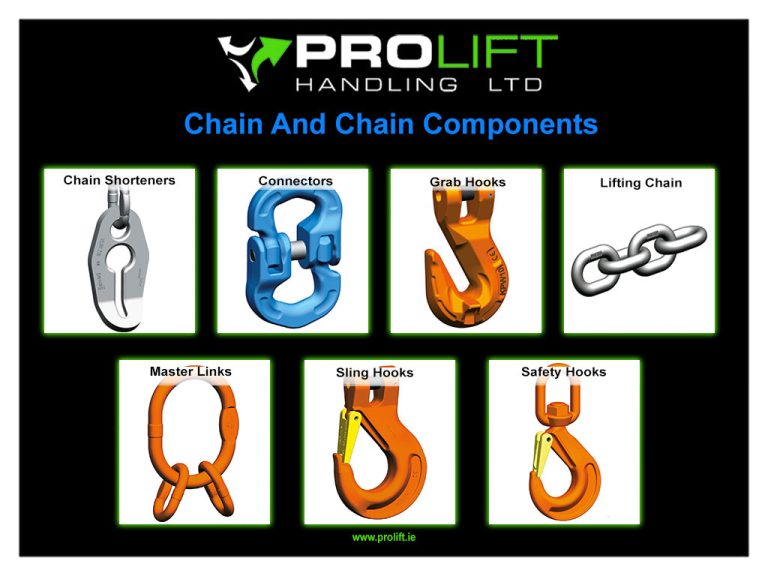 Lifting chain and chain components 768x576